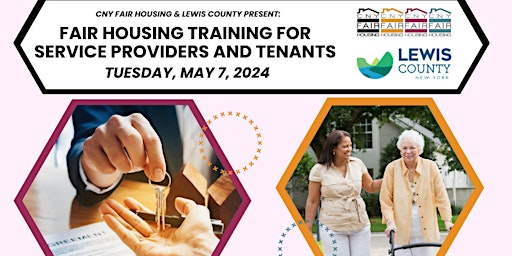 Primaire afbeelding van Fair Housing Training for Service Providers & Tenants - Lowville, NY