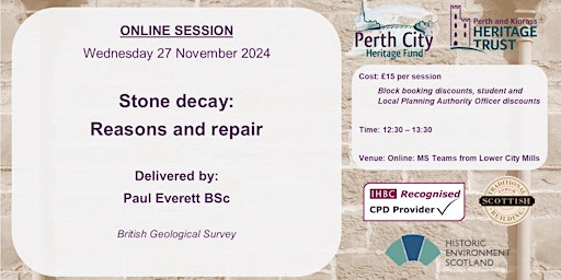 Imagem principal do evento Stone decay: Reasons and repair