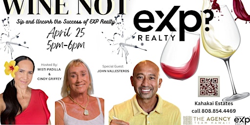 Imagem principal do evento Wine not EXP 4/25/24