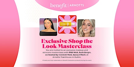 Primaire afbeelding van Ruth Bergin x Benefit Cosmetics Masterclass