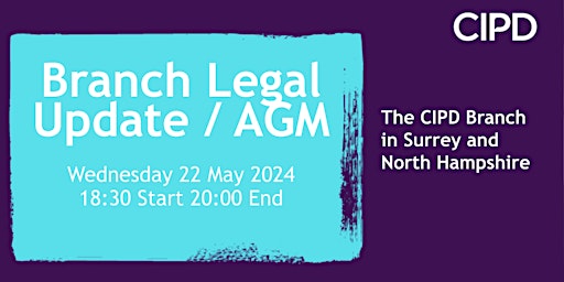 Imagem principal do evento Branch Legal Update / AGM