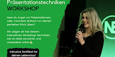 Imagem principal do evento Workshop Präsentationstechniken