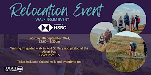 Relocation Event: Port St Mary Ramble. Supported by HSBC Bank