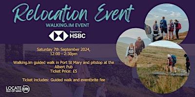 Imagen principal de Relocation Event: Port St Mary Ramble. Supported by HSBC Bank