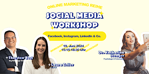 Imagem principal do evento Workshop: Online-Marketing-Reihe #socialmedia