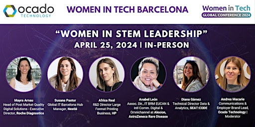 Imagem principal do evento Women in Tech Barcelona 2024