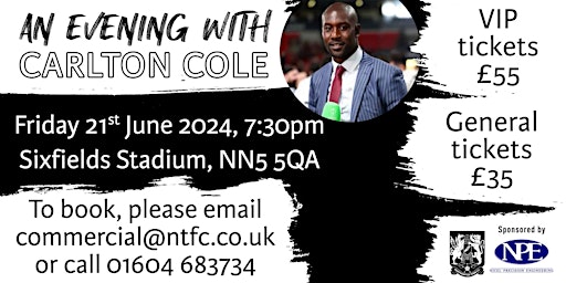 Immagine principale di An Evening With Carlton Cole 