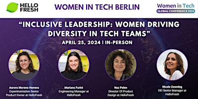 Imagem principal do evento Women in Tech Berlin 2024
