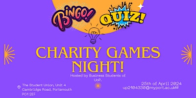 Imagem principal do evento Charity Games Night