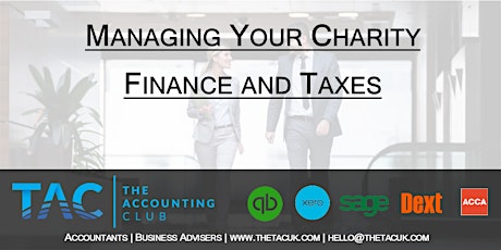 Image principale de Managing your charity - finance and taxes