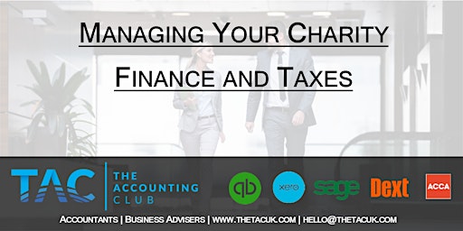 Immagine principale di Managing your charity - finance and taxes 