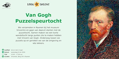 Imagem principal do evento Van Gogh puzzelspeurtocht in Nuenen