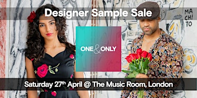 Primaire afbeelding van One and Only Designer Sale at the Music Room Saturday 27th April