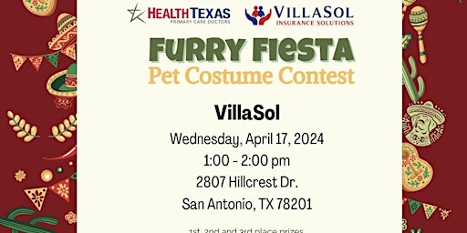 Primaire afbeelding van Furry Fiesta Pet Costume Contest!!