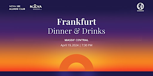 Immagine principale di Nova SBE Alumni Dinner & Drinks Frankfurt 