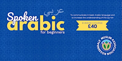 Imagem principal do evento Spoken Arabic for beginners