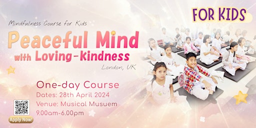 Primaire afbeelding van Mindfulness course for Kids: Peaceful Mind with Loving Kindness