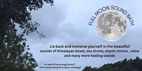 Full Moon Sound Bath Experience