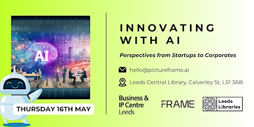 Innovating with AI: Perspectives from Startups to Corporates primary image
