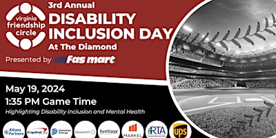 Hauptbild für Join VA Hands & Voices at Friendship Circle's Inclusion Day at the Diamond!