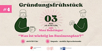 Image principale de Gründungsfrühstück Mainz #4 // Mai