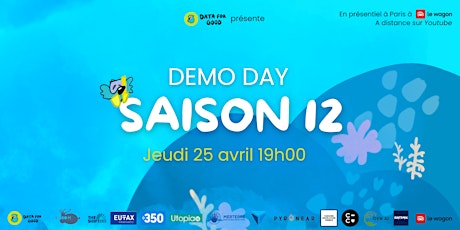 Primaire afbeelding van Démo Day Saison 12 - Data For Good