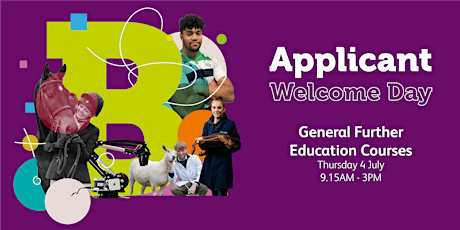 General Further Education Applicant Welcome Day