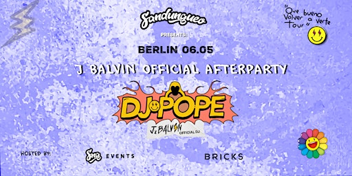 J BALVIN OFFICIAL AFTERPARTY - BERLIN primary image