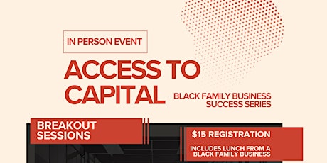 Access to Capital: Black Family Business Success
