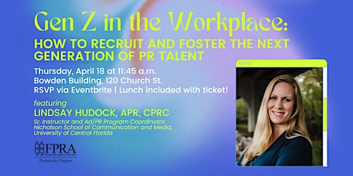 Imagem principal do evento Gen Z in the Workplace: How to Recruit & Foster the Next Gen of PR Talent
