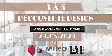 3 à 5 Découverte Design