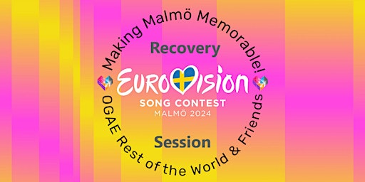 Primaire afbeelding van Eurovision Recovery/Catch Up - OGAE Rest of the World and Friends