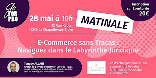 Imagem principal do evento E-Commerce sans Tracas : Naviguez dans le Labyrinthe Juridique !