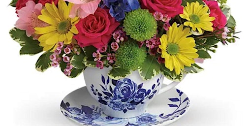 Teacup Floral Arrangement Class primary image