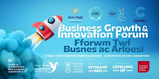 Imagem principal do evento Business Growth & Innovation Forum - Carmarthenshire