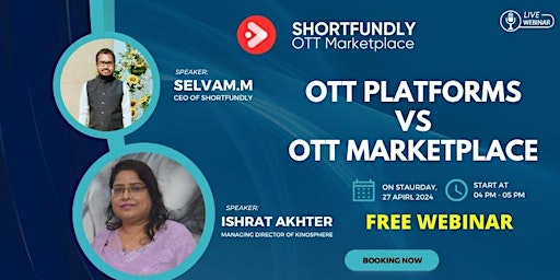 Webinar: OTT Platforms Vs OTT Marketplace primary image