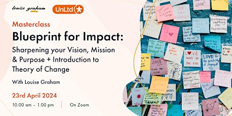 Imagem principal do evento Blueprint for Impact: Sharpening your Vision, Mission & Purpose