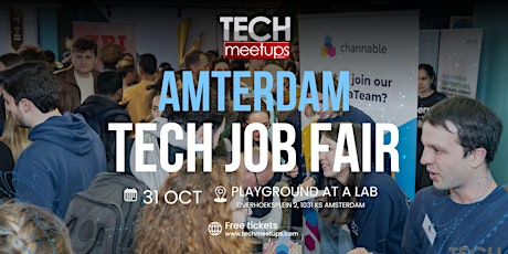 Immagine principale di AMSTERDAM TECH JOB FAIR AUTUMN 2024 