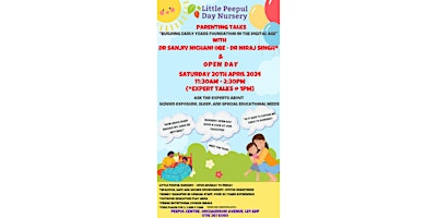 Imagem principal do evento LITTLE PEEPUL DAY NURSERY OPEN DAY