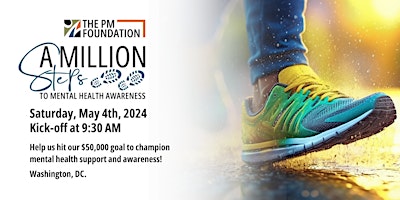 Primaire afbeelding van A Million Steps To Mental Health Awareness Walk