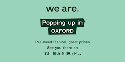 Hauptbild für Oxford Vintage & Preloved Fashion Pop-Up