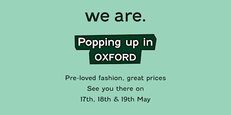 Oxford Vintage & Preloved Fashion Pop-Up