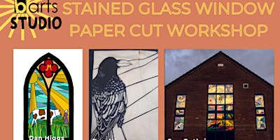 Primaire afbeelding van FREE Stained Glass Window Paper Cut Workshop @ B arts Studio