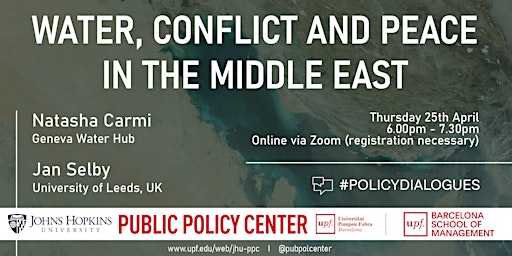 Imagen principal de Policy Dialogues #18: Water, Conflict and Peace in the Middle East