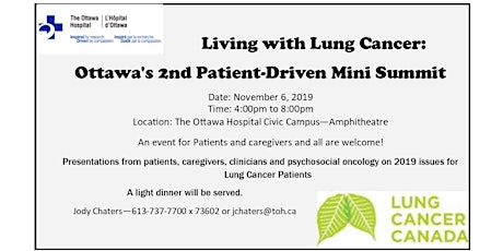 Living with Lung Cancer - Ottawa's 2nd Patient-Driven Mini Summit