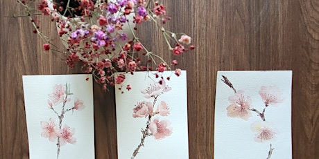 Watercolour Cherry Blossom