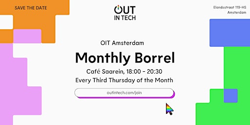 Hauptbild für Out in Tech Amsterdam | Third Thursdays