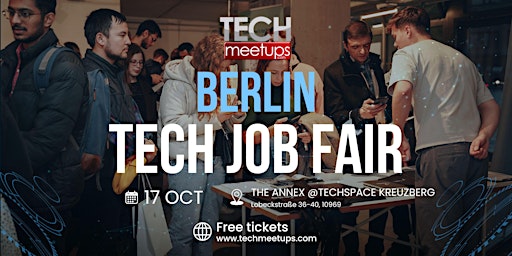 Hauptbild für BERLIN TECH JOB FAIR AUTUMN 2024