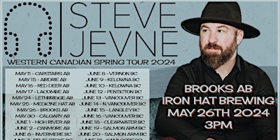 Imagem principal do evento Steve Jevne Western Canadian Spring Tour 2024 - Brooks AB