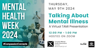 Mental Health Week 2024: TAMI (Talking About Mental Illness)  Panel primary image